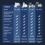 Fudeer 3400 W 220 V Elektrische Küche Warmwasserbereiter Wasserhahn Instant Hot Edelstahl Wasserhahn Heizung Kaltheizung Wasserhahn