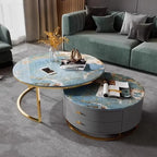 Trendige nordische Couchtische, moderne Aufbewahrung, luxuriöse, einfache, ästhetische Couchtische, einzigartige antike Kaffee-Tische, Hotelmöbel