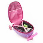 Kinder Cartoon-Trolley auf Rollen – Handgepäck, 55×36 cm, 5 Farben, Unisex