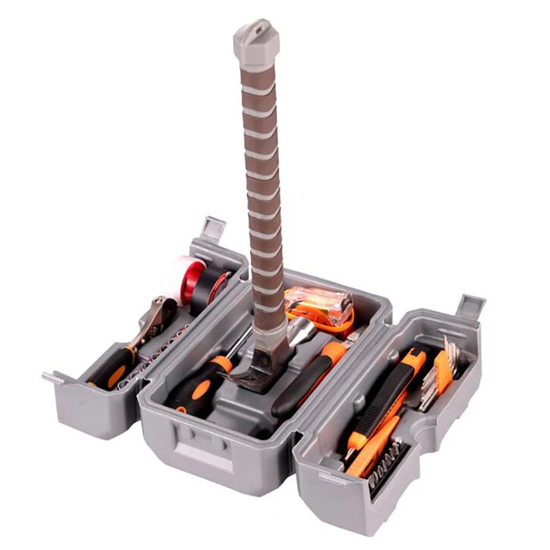 Robuster Werkzeugkasten aus Silikon mit mehreren Fächern und ergonomischem Griff – Tragbarer Organizer für Schrauben, Muttern, Bolzen und Schraubenschlüssel