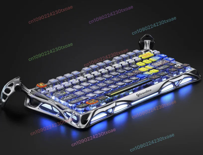 Gravity K1Pro Mechanische Tastatur – kabelloses RGB mit 3 Modi und Hot-Swap-fähigem Schaltersystem