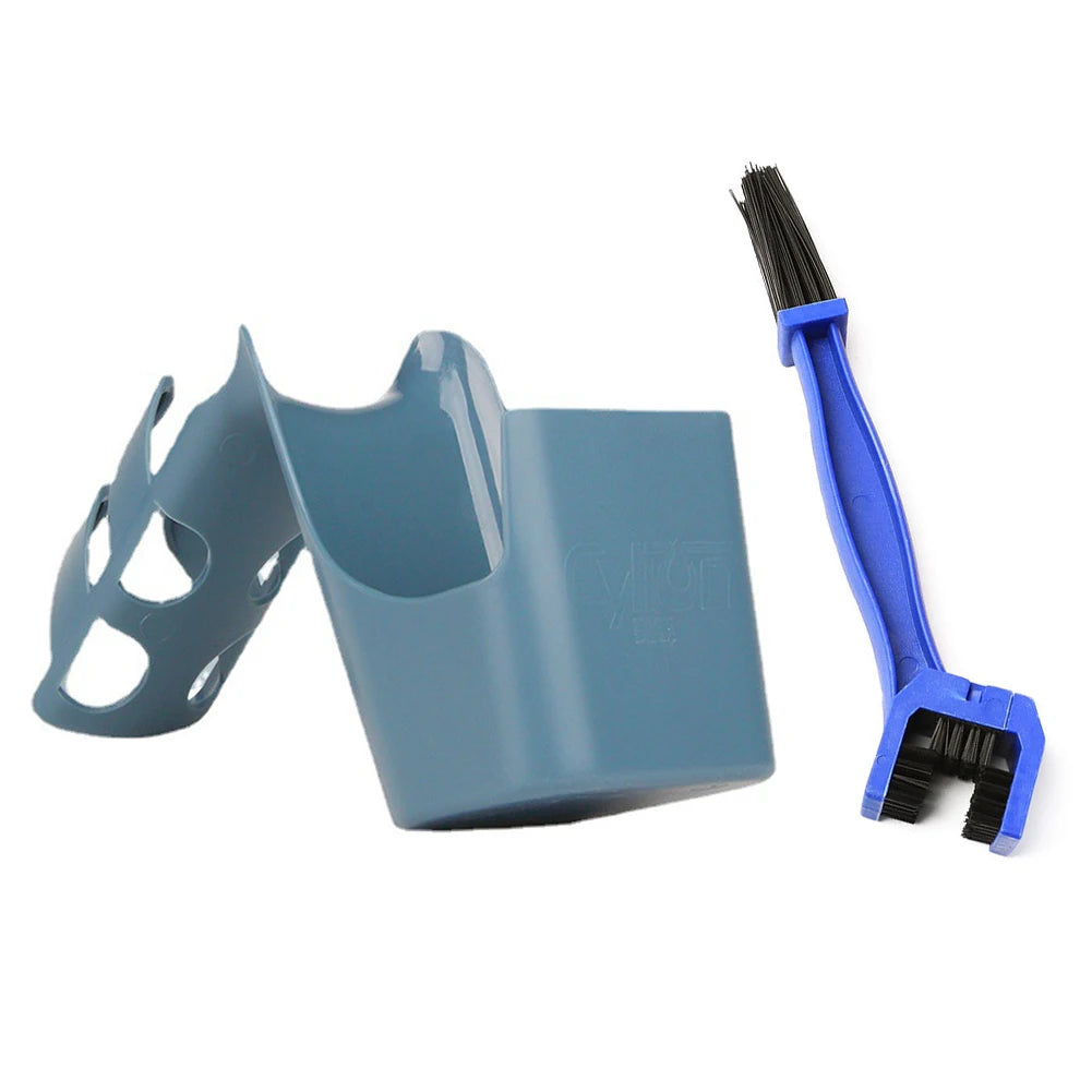 Motorrad Bike Kette Reiniger Werkzeug Splash Proof Tragbare Tragen-beständig Dark Blau Fett Lagerung Werkzeug für Motorräder