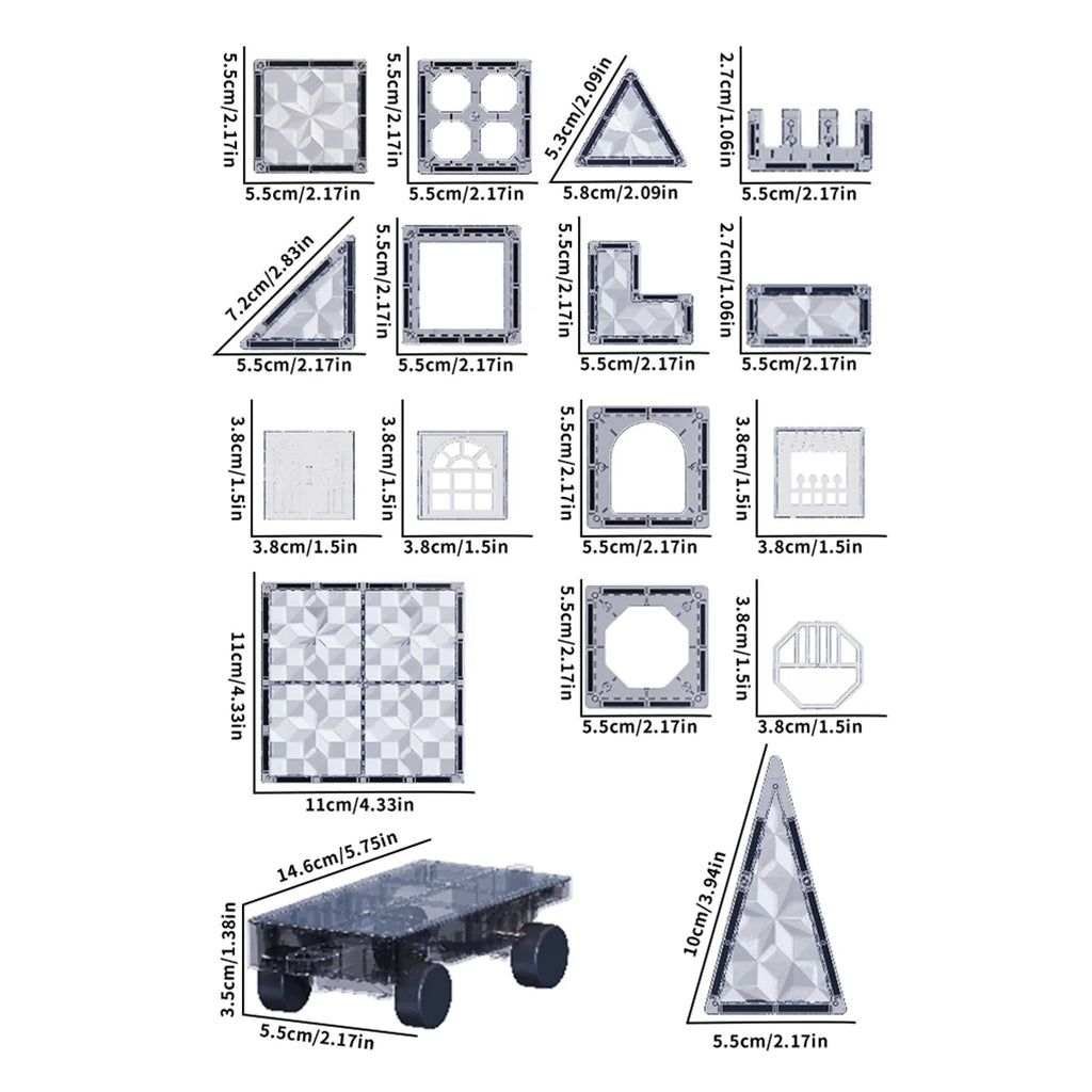 Kinderspielzeug, magnetische Fliesen, Frozen-Set, Klassenzimmer-Essentials, Magnet-Bauspielzeug für Kleinkinder, Vorschule, Montessori-Lernspiele für