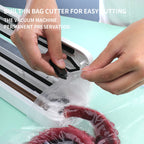 Beste Vakuumierer für trockene und nasse Lebensmittel, Verpackungsmaschine, 220 V, automatischer kommerzieller Haushalt, Küche, Lebensmittel-Vakuumierer mit 10 Beuteln