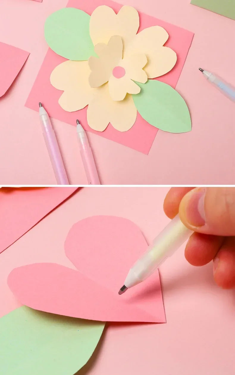 Candy Farbe Kleber Stift Handbuch Abgabe Stift Schnell Trocknend Dot Gule Stick DIY Hohe Viskosität Kleber Schule Büro Liefert