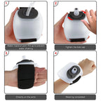 200 ml freihändige Silikon-Sportwasserflasche, tragbar am Handgelenk zum Laufen, Radfahren, Klettern – Outdoor-Aktivitäten