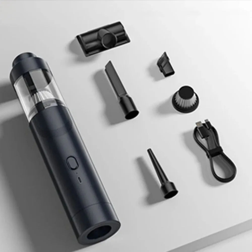 Fanttik Slim V8 Mate/V8 Apex tragbarer Akku-Autostaubsauger 12000Pa/30AW RobustClean Mini-Staubsauger mit flexiblem Schlauch und Haustierbürste