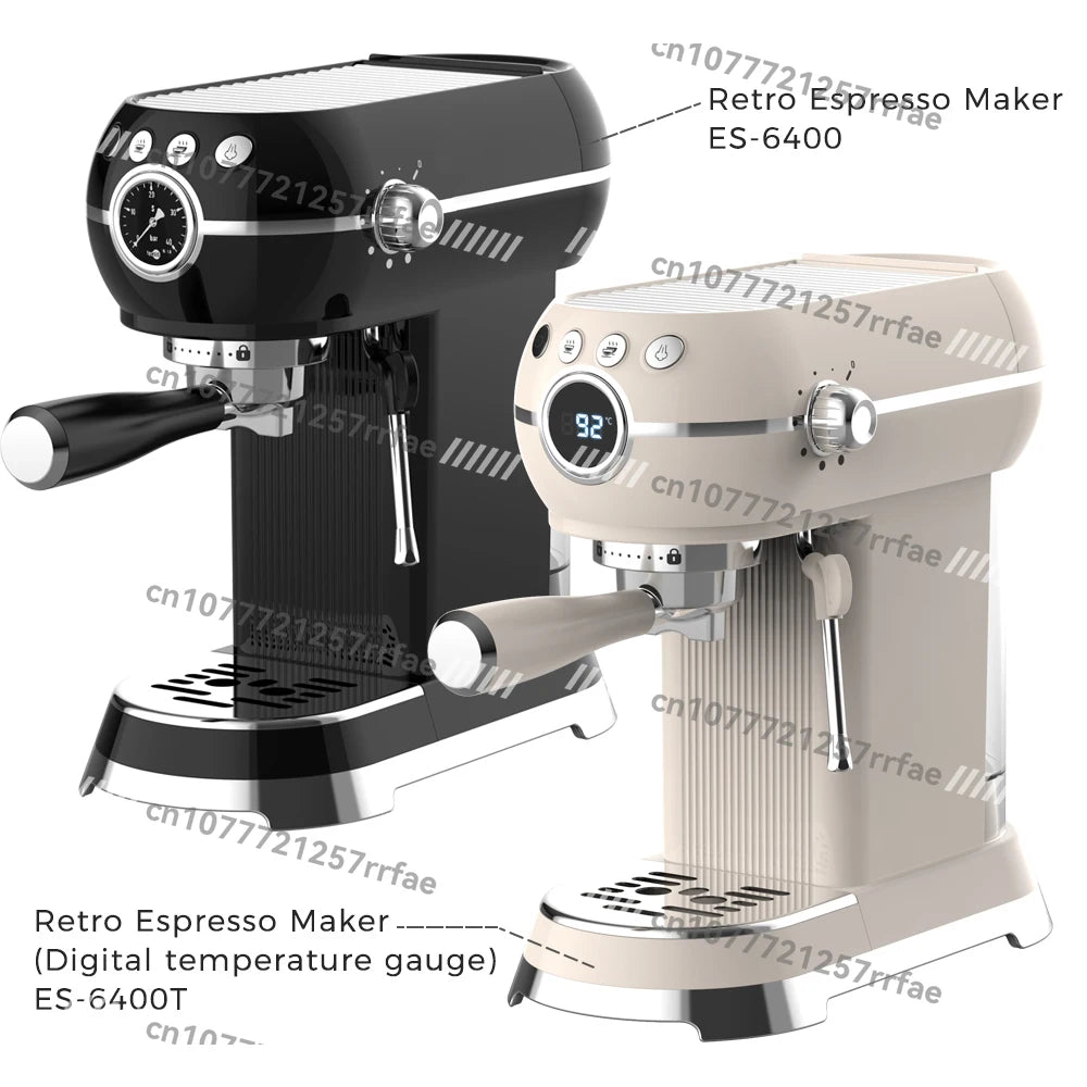 Kaffeemaschine Haushaltsgeräte Set Retro Toaster Edelstahl Elektrische Kaffeemaschine und Toaster Set