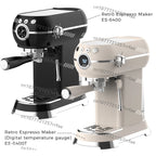 Kaffeemaschine Haushaltsgeräte Set Retro Toaster Edelstahl Elektrische Kaffeemaschine und Toaster Set