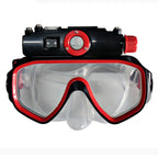 Winait RD34 HD720P Scuba Tauchmaskenkamera – 5MP CMOS, 80 Min. Akku, MicroSD bis 32GB | Blau