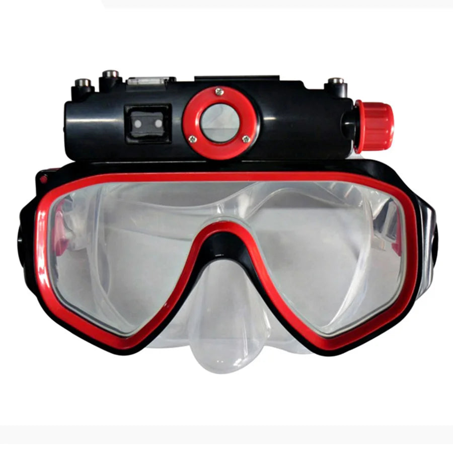 Winait RD34 HD720P Scuba Tauchmaskenkamera – 5MP CMOS, 80 Min. Akku, MicroSD bis 32GB | Blau