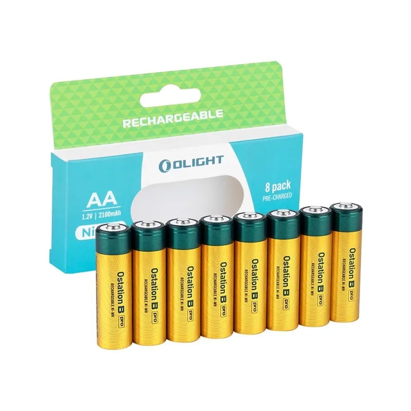 OLIGHT OstationX 3-in-1 Smart-Akkuladegerät AA/AAA Ni-MH wiederaufladbares Batterieladegerät Ladebox Nickel-Metallhydrid-Batterien Gehäuse