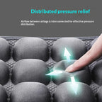 Air Bags Travel Cushion Lightweight Breathable Travel Seat Cushion High Rebound Pressure Portable 3D Air Cell Seat Cushion Decor