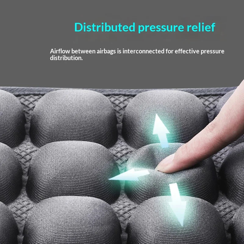 Air Bags Travel Cushion Lightweight Breathable Travel Seat Cushion High Rebound Pressure Portable 3D Air Cell Seat Cushion Decor