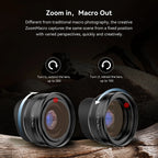 APEXEL 10-20x Zoom-Makroobjektiv-Set, Makrofotografie mit Smartphone und Universalclip für iPhone, Samsung, Xiaomi und die meisten anderen Smartphones