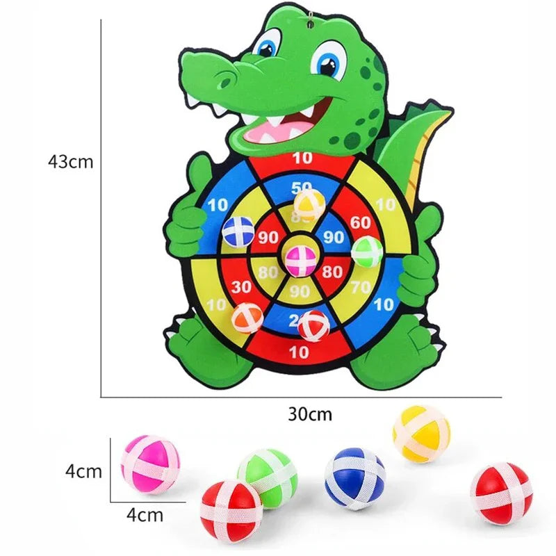 Lernspiele Dartscheibe Babyspielzeug Stickey Ball Dart Indoor Sports Kind Montessori Spiele für Kinder von 3 bis 7 Jahren