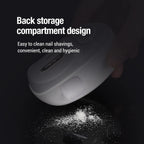 Elektrischer Nagelknipser, automatischer Aniküre-Trimmer mit Licht, für Erwachsene, Baby, Fingernagel, Zehenschere, Pediküre, Polieren, Nagelschneider