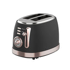 Retro-Frühstücksset, Geräte, 4-Scheiben-Toaster, elektrischer Wasserkocher und Toaster-Set, Saftmixer