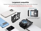 APEXEL 10-20x Zoom-Makroobjektiv-Set, Makrofotografie mit Smartphone und Universalclip für iPhone, Samsung, Xiaomi und die meisten anderen Smartphones