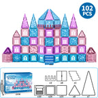 Kinderspielzeug, magnetische Fliesen, Frozen-Set, Klassenzimmer-Essentials, Magnet-Bauspielzeug für Kleinkinder, Vorschule, Montessori-Lernspiele für