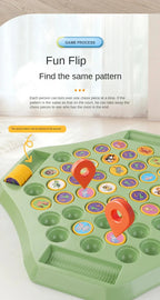 Tier Flip Schach Spaß Memory Spiel Brettspiele Eltern-Kind-Interaktive Familie Party Brettspiele Kinder Erwachsene Sozialen Tisch Spiel