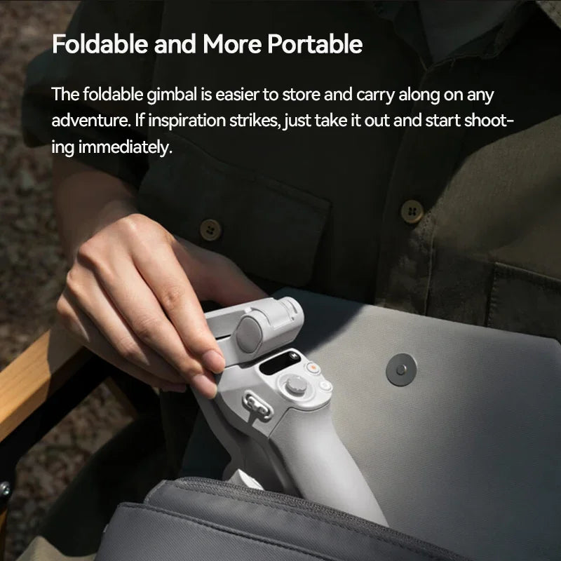 DJI OM SE Osmo Mobile SE Handheld Gimbal Active Track 5.0 Magnetisches Design Quick Roll DJI Brandneues Original auf Lager