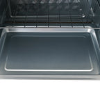 22-Liter-Miniofen kompakt mit Pizza-Funktion und Sichtfenster, 120 ° C bis 250 ° C, 60-Minuten-Timer, 1000 Watt, in Weiß