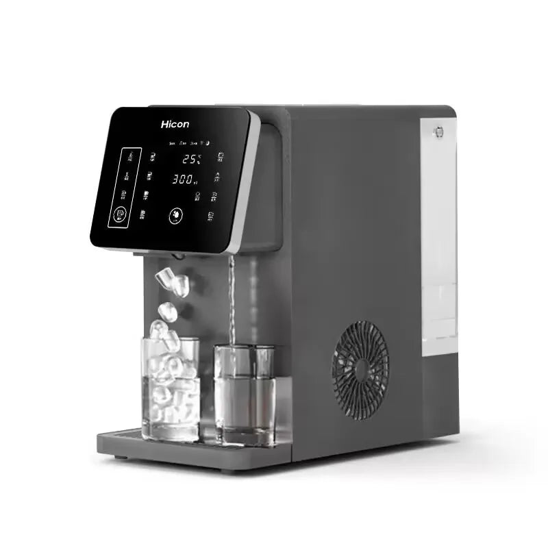 3-in-1-Eisbereiter und Wasserspender: Haushaltsgerät für die Arbeitsplatte mit sofortiger Erwärmung/Kühlung, großes Fassungsvermögen, energiesparend