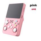 R36S Retro-Handheld-Videospielkonsole, Linux-System, 3,5-Zoll-IPS-Bildschirm, tragbarer Handheld-Videoplayer, 64 GB, 15.000 Spiele