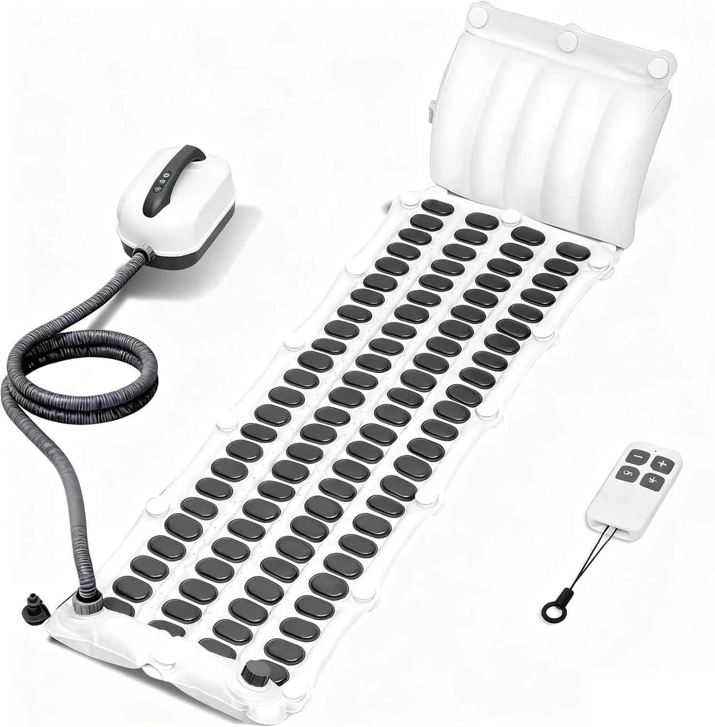 EOEKKY Badewannen-Massagematte 124cm – Spa, Hydromassage, Blasenmaschine, 220V/110V