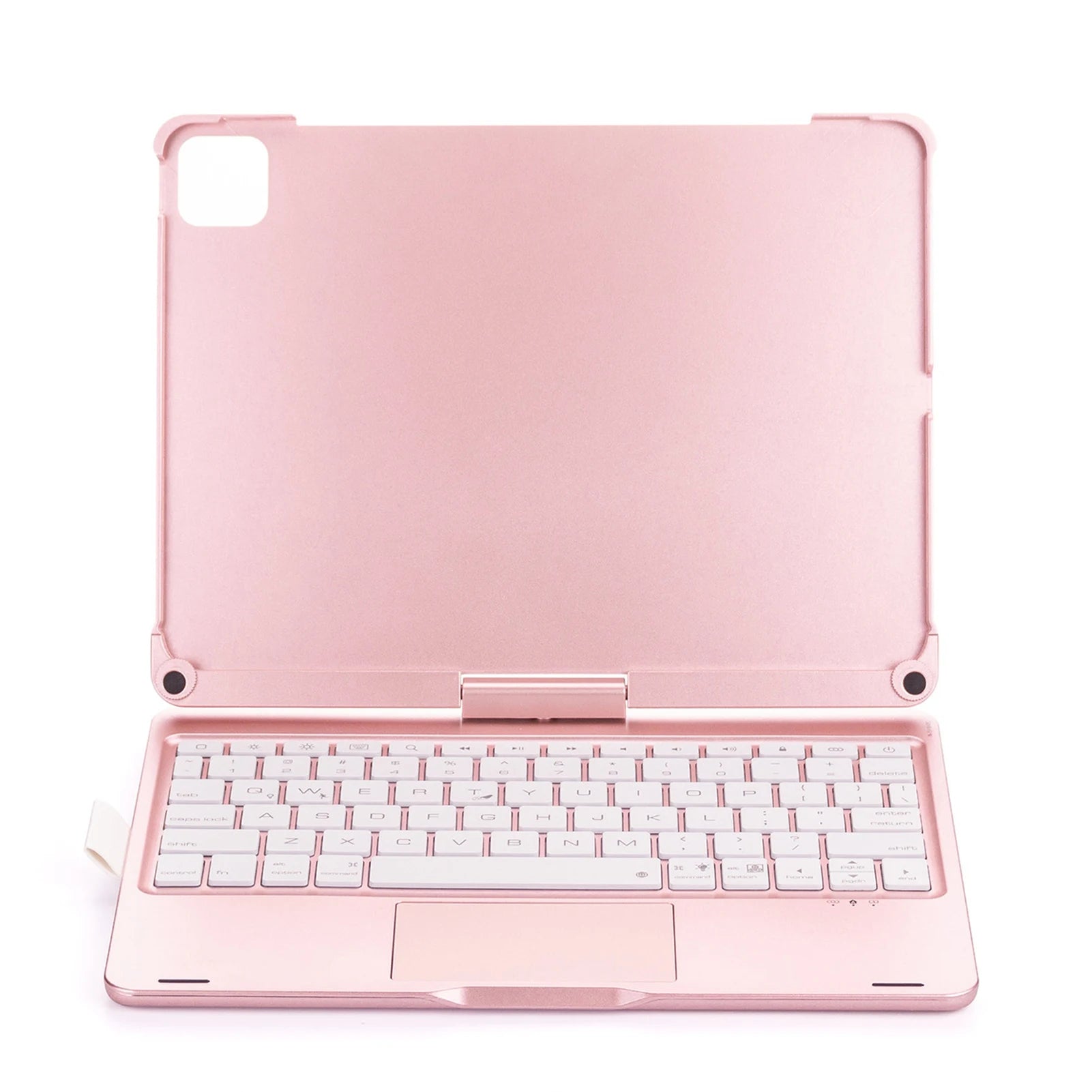 360 Grad drehbare BT-Tastatur für wiederaufladbare kabellose Tastatur und Maus mit 7-Farben-Hintergrundbeleuchtung für iPad 10,2/10,5 Zoll