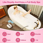 EOEKKY Badewannen-Massagematte 124cm – Spa, Hydromassage, Blasenmaschine, 220V/110V