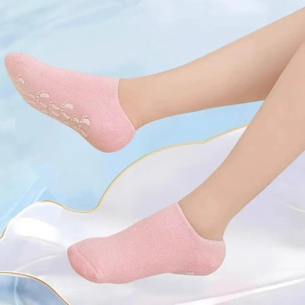 Feuchtigkeitsspendende Gel-Socken-Booties, feuchtigkeitsspendende Gel-Socken, Peeling, feuchtigkeitsspendende Socken, Handschuhe-Set für trockene Haut, Entferner mit Anti