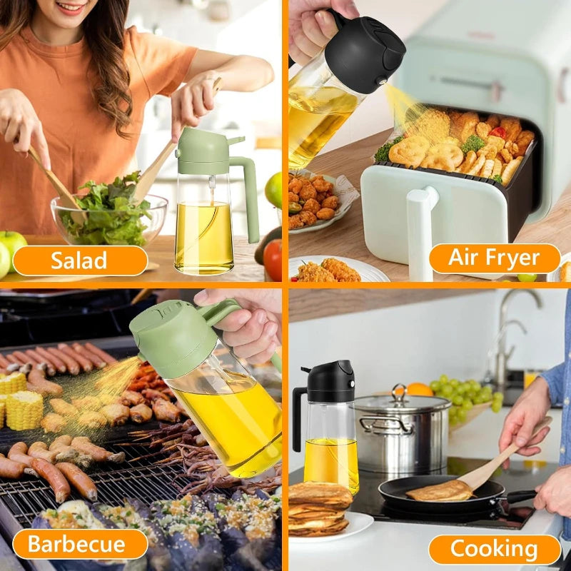 2in1 500 ml Kunststoff-Ölsprüher, Ölsprühflasche, Öltank, Grill, Küche, Backen, Grillen, Picknick, Küchenutensilien für Unternehmen