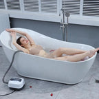 EOEKKY Badewannen-Massagematte 124cm – Spa, Hydromassage, Blasenmaschine, 220V/110V