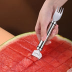 Windmühlen-Wassermelonenschneider aus Edelstahl – Obstteiler für Wassermelone, Honigmelone & mehr