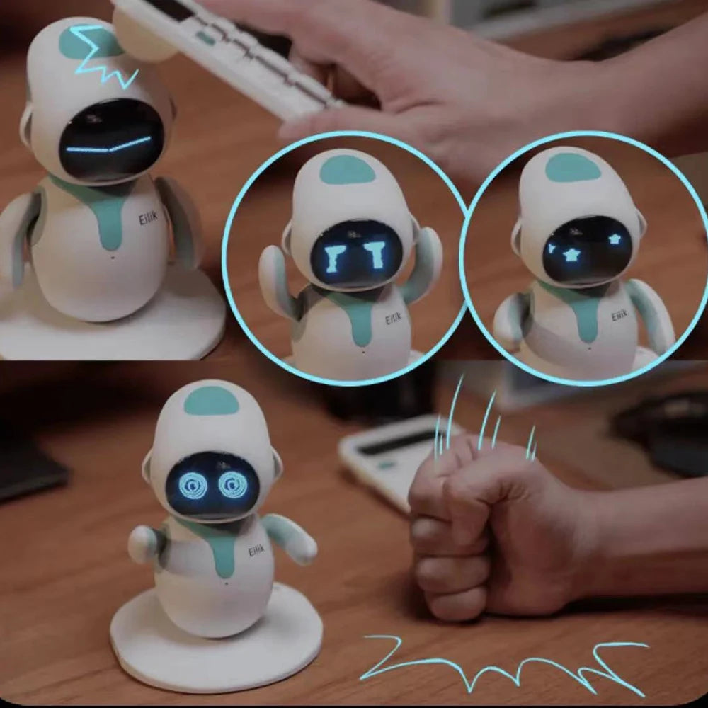 Elektron AI Pet Eilik Smart Roboter Desktop Spielzeug Emotionale Intelligente Begleiter Haustiere Touch Intaktive Spielzeug Kinder Erwachsene Roboter