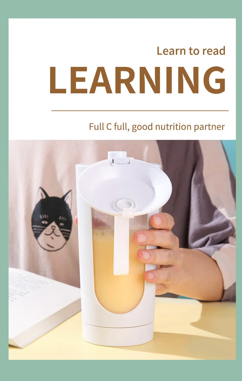 Neuer tragbarer Saftbereiter-Mixer für Shakes, Smoothies, 700 ml, mehrere Farben, 12 Klingen, schnelles Mischen, 2-in-1-Mixer, Flaschen-Entsafter