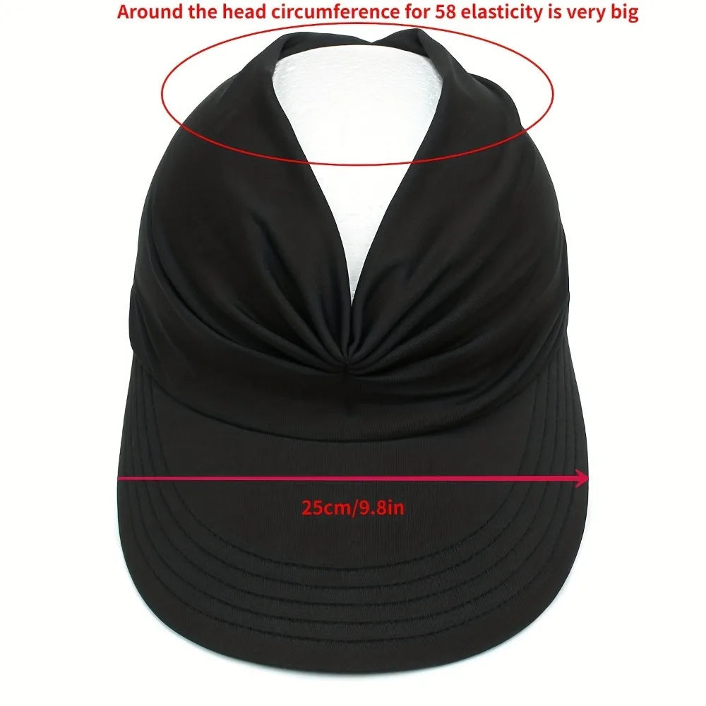 Damen Sonnenblende – Leichter Sommerhut für Strand, Reisen & Outdoor
