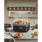 Elektrische Lunchbox mit Akku – 16.000 mAh, kabellos & selbstheizend