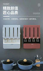 Paste Wand küche mit Druckhahn-Gewürz behälter, Sojasauce und Essig-Gewürz flasche, Gewürz regal in Lebensmittel qualität