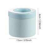 Moule à glaçons rond en silicone pour l'été, fait maison, pour réfrigérateur, machine à glaçons, créatif, pour bar