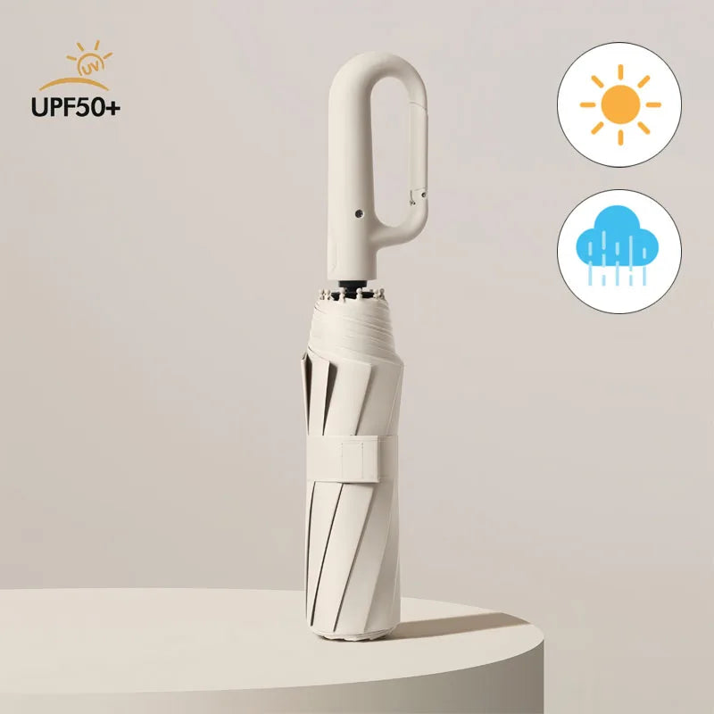 Vollautomatischer Faltbarer Regenschirm – 10 Speichen, UV-Schutz, Windfest, Ø106cm | Damen & Herren | 5 Farben