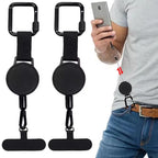 Einziehbarer Smartphone-Sicherheitshalter – Anti-Diebstahl mit Karabiner