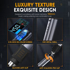 FNIRSI HS-02 Tragbares Wärme-Werkzeugkastenset, 100 W Leistung, einstellbare Temperatur, schnelle Erwärmung, Reparaturausrüstung, 100–450 ℃   für DIY-Reparatur