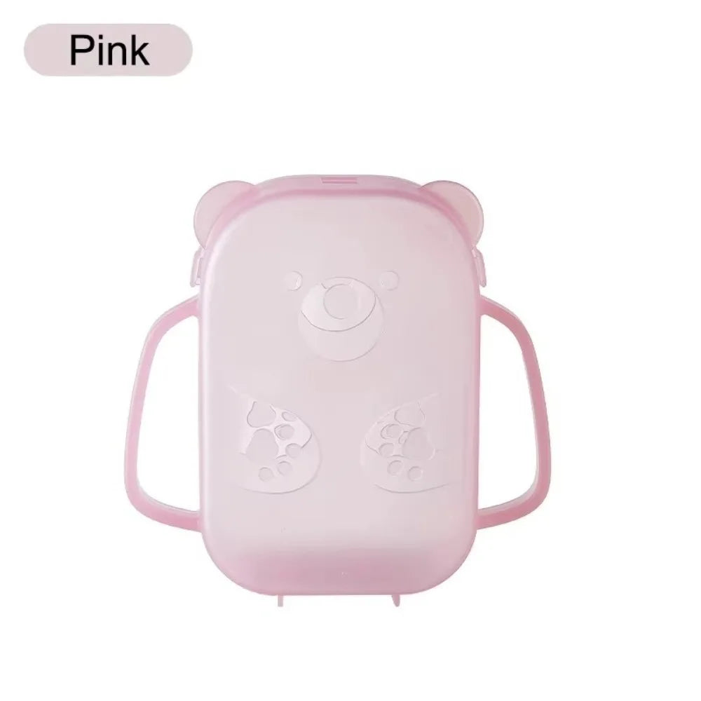 Quetschbeutel-Halter in Bärenform – Auslaufsicherer Snackhalter für Babys und Kleinkinder