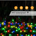 10m 20m 30m 50m Hochzeitsfeiertag Weihnachtsgirlande Dekoration Beleuchtung LED String Lichterketten mit EU-Netz stecker für Wohnkultur