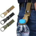 Karabinerhaken Flaschenclip – Nylon, für Rucksack & Gürtel, Einzel & Sets