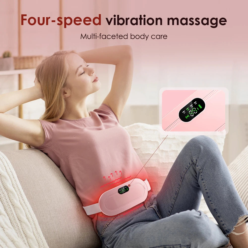 Elektrischer Massagegürtel gegen Periodenkrämpfe – Wärme & Vibration