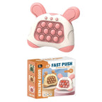 Pop-it Quick Push Game – Handheld mit Licht, 4 Modi, Silikon, CE, für Kinder & Erwachsene